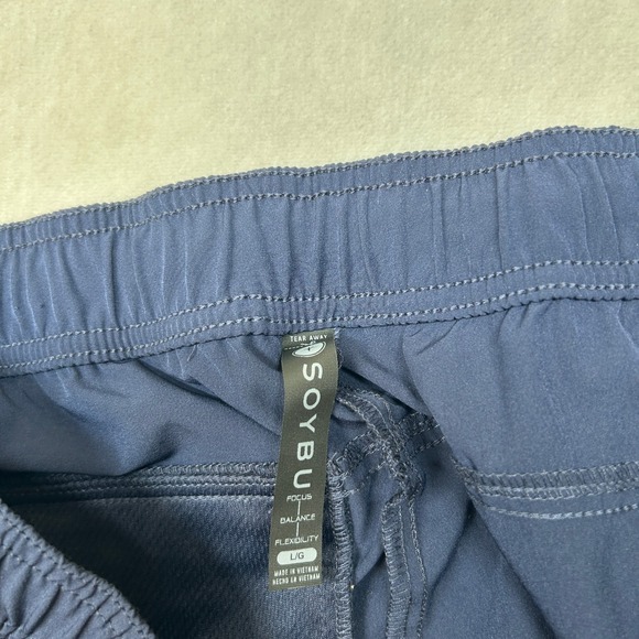 Soybu Mens Focus Balance Pants Athletic Training Lightweight Navy Blue L/G - Picture 4 of 7